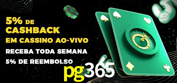 Promoções do cassino ao Vivo pg365